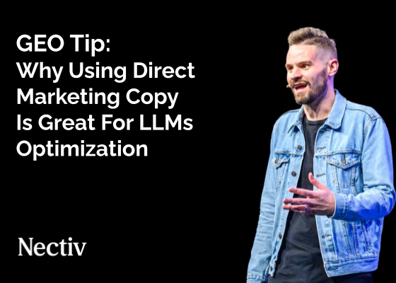 Why Using Direct Marketing Copy Is Great For LLMs Optimization